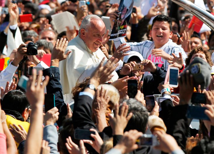 El primer paso del Papa en Colombia
