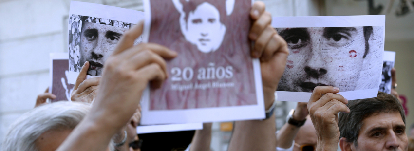 Homenaje por el 20 aniversario del fallecimiento de Miguel Ángel Blanco 2017 ETA