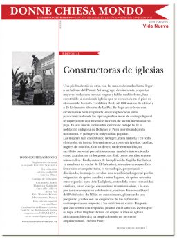portadad Donne Chiesa Mondo mujeres y arquitectura 3046 julio 2017