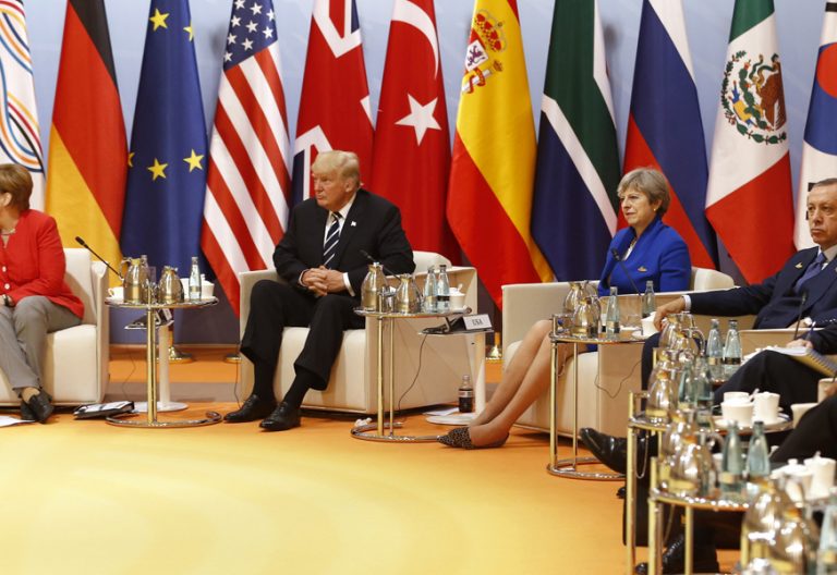 líderes políticos cumbre G-20 Hamburgo julio 2017