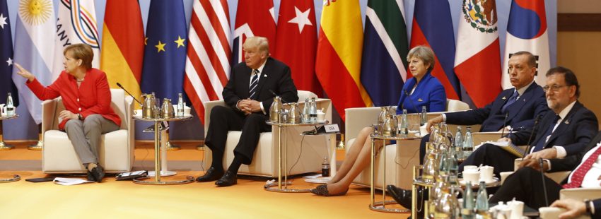 líderes políticos cumbre G-20 Hamburgo julio 2017