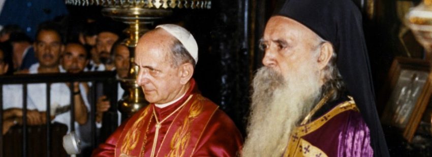 Pablo VI y el patriarca Atenágoras, en una imagen de archivo
