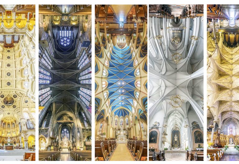 Fotógrafo estadounidense retrata el interior de las iglesias de manera única