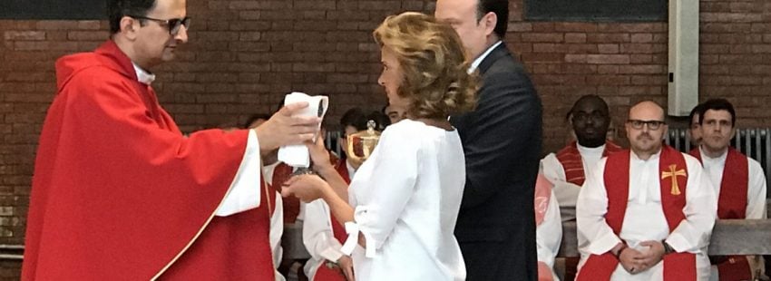 Antonio España, en la eucaristía de su toma de posesión como provincial de los jesuitas