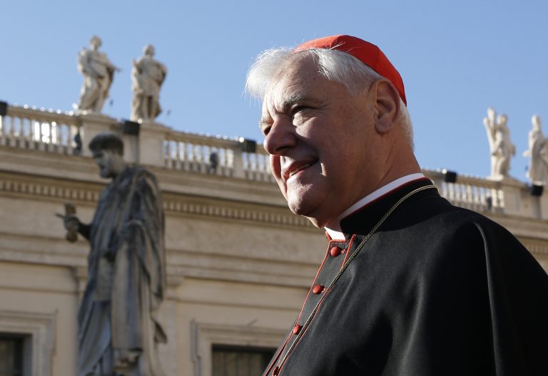 El cardenal alemán Gerhard Müller en la plaza de San Pedro, en el Vaticano, en noviembre de 2014