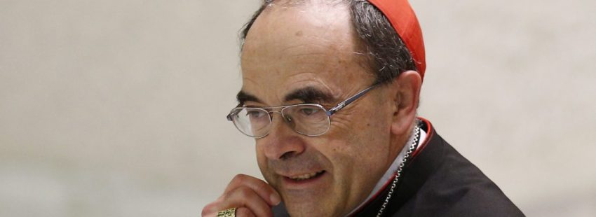 El arzobispo de Lyon Phillippe Barbarin, en una audiencia general de 2016/CNS