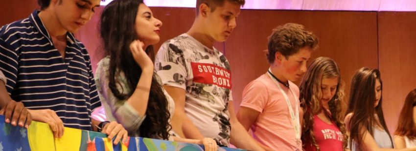 Jóvenes, en el congreso de Scholas Occurrentes celebrado en Jerusalén en julio de 2017/SCHOLAS