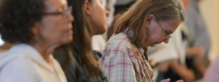 Un grupo de mujeres en una misa en Baltimore/CNS
