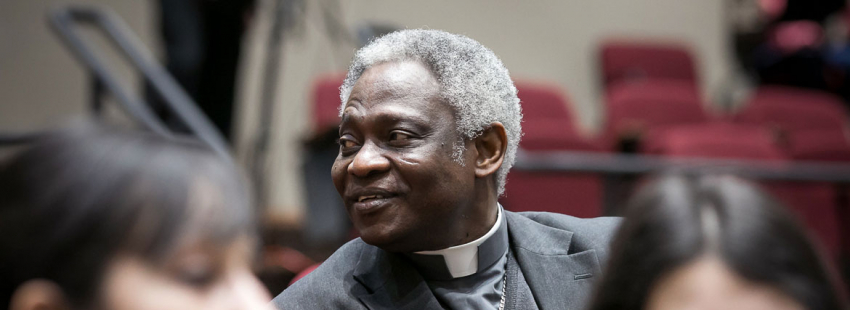 El cardenal Peter Turkson, prefecto de la Congregación para el Desarrollo Humano Integral Ghana archivo