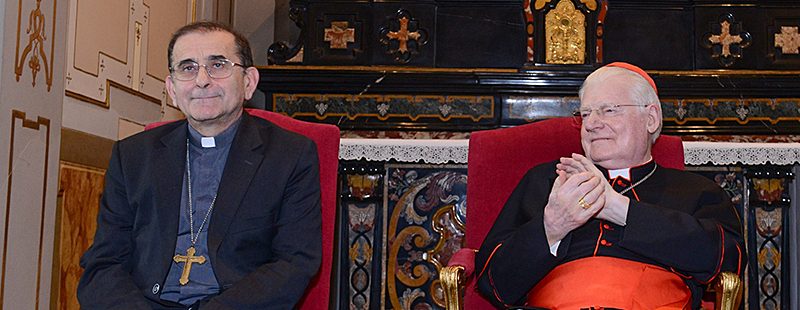 Mario Delpini junto a Angelo Scola Archidiócesis de Milán nombramiento arzobispo