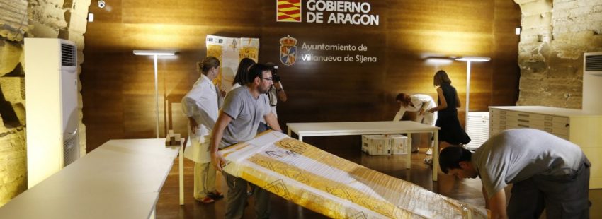 Algunos de los bienes de Sijena devueltos por la Generalitat al Gobierno de Aragón/EFE
