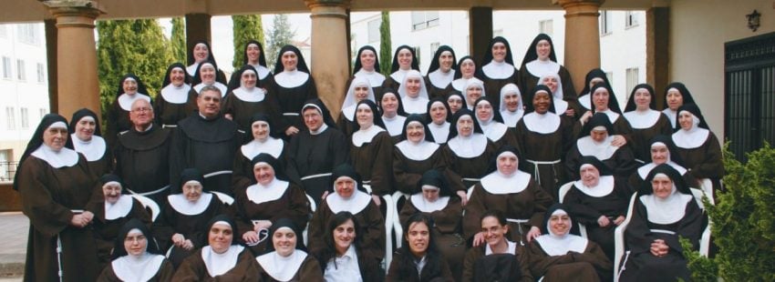 Religiosas contemplativas clarisas de Soria, en su convento
