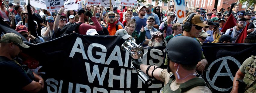 Protestas en Virginia tras los incidentes racistas de Charlottesville Estados Unidos