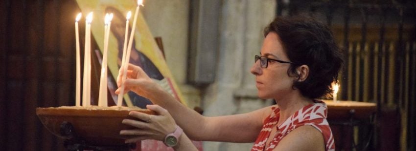 Vigilia de oración en la basílica de San Just de Barcelona convocada por Sant'Egidio tras