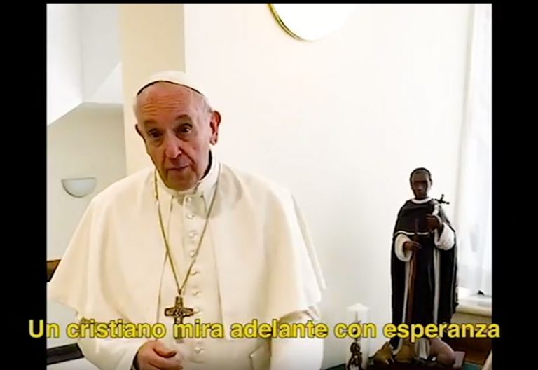 El papa Francisco envía un video-mensaje al pueblo peruano previo a su visita