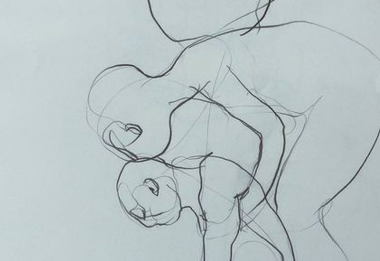 Charles MacKesy fragmento Ángel que sostiene pintura religiosa