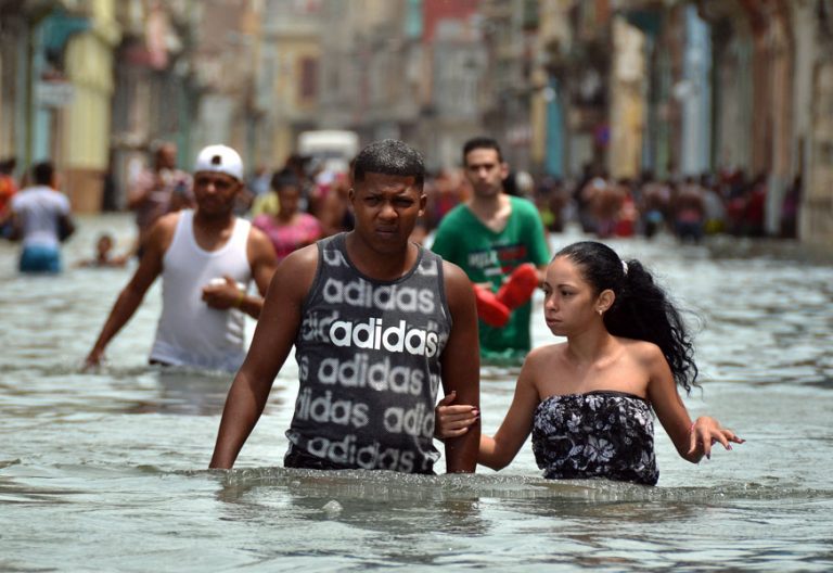Inundaciones en Cuba tras el paso del huracán Irma