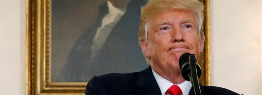 Donald Trump, en la Casa Blanca, en una imagen de archivo/CNS