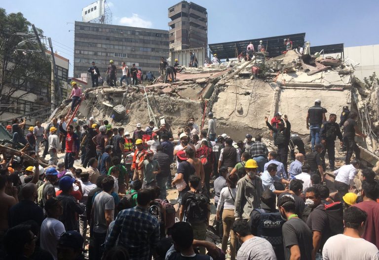 Tras el sismo, la Iglesia abre seis centros de acopio en la Ciudad de México