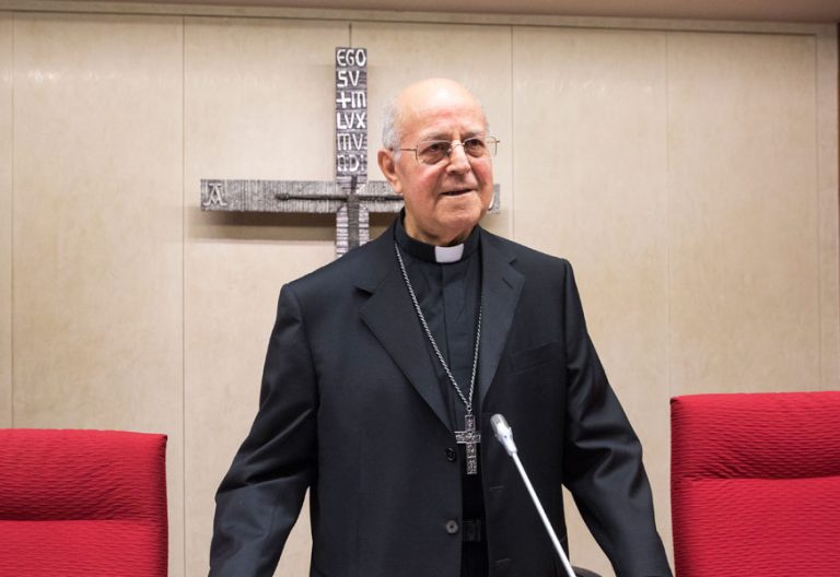 El cardenal Ricardo Blázquez, presidiendo una Asamblea Plenaria arzobispo valladolidad presidente CEE