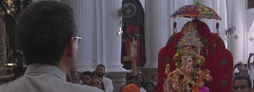 La deidad hindú, en su visita a la Virgen de África Nuestra Señora patrona Ceuta Ganesh