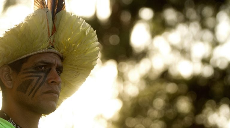 indígena Brasil Amazonía protesta contra la decisión del Gobierno de recortar sus tierras agosto