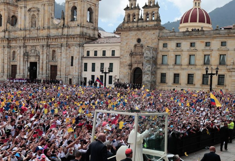 papa Francisco viaje Colombia catedral Bogotá 6-10 septiembre 2017