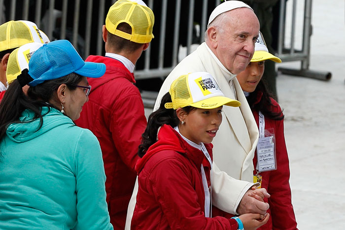 papa Francisco viaje apostólico a Colombia 6-10 septiembre 2017 misa en Bogotá Parque Simón Bolívar