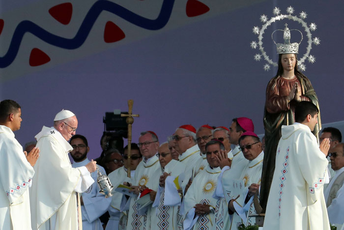 papa Francisco viaje apostólico a Colombia 6-10 septiembre 2017 misa en Bogotá Parque Simón Bolívar