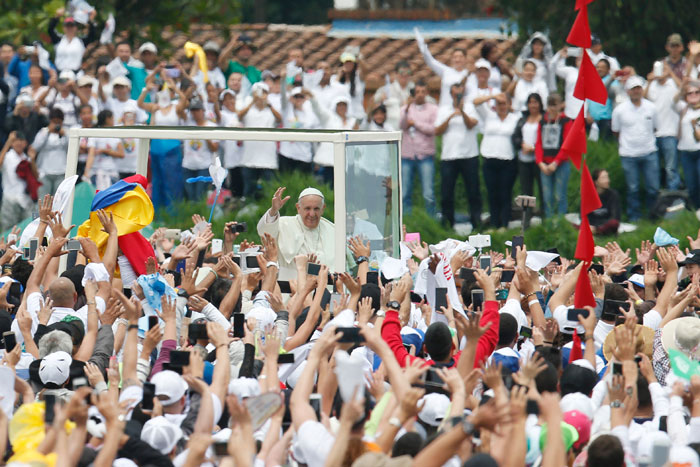papa Francisco viaje apostólico a Colombia 6-10 septiembre 2017 Misa en Medellín