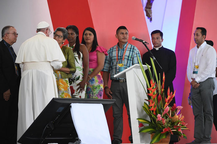 papa Francisco viaje apostólico a Colombia 6-10 septiembre 2017 Villavicencio gran encuentro de oración por la reconciliación nacional Parque Las Malocas