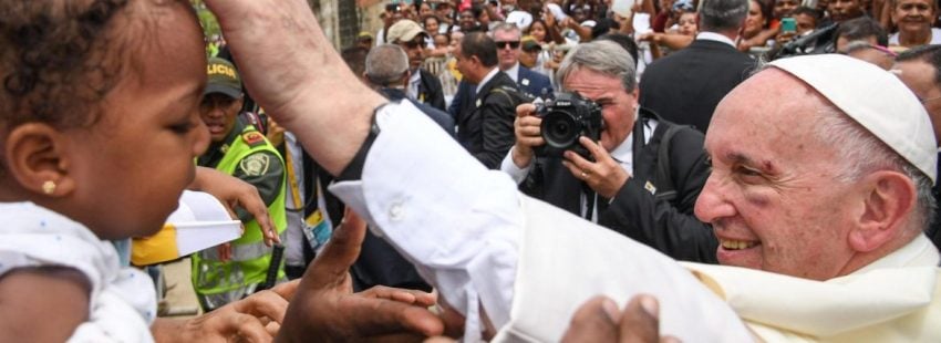 El Papa Francisco en Cartagena (Colombia) el 10 de septiembre de 2017/EFE