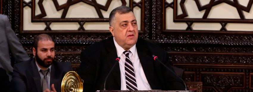 Hammoudé Sabbagh, primer cristiano portavoz del Parlamento sirio en 68 años Siria
