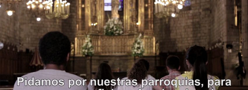 pantallazo el vídeo del papa Francisco septiembre sobre parroquias en misión