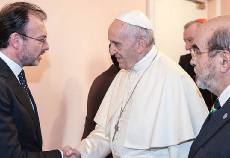 Agradece el gobierno mexicano a Francisco sus oraciones tras los sismos