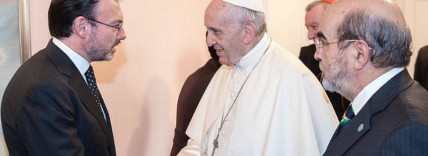 Agradece el gobierno mexicano a Francisco sus oraciones tras los sismos