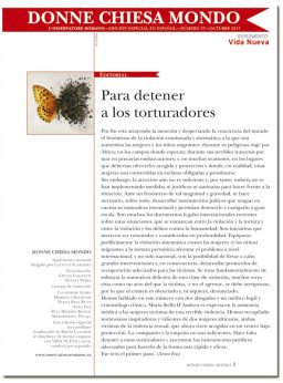 portada Donne Chiesa Mondo octubre 2017 29 torturadores