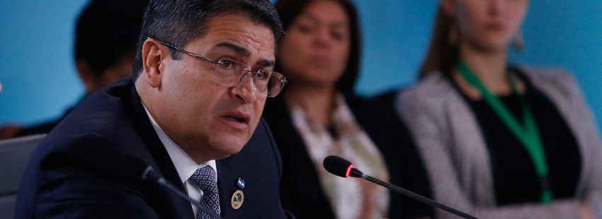 Juan Orlando Hernández, presidente de Honduras