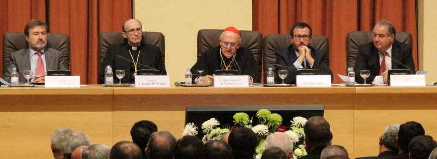 Apertura del curso en la Universidad de San Dámaso, en Madrid