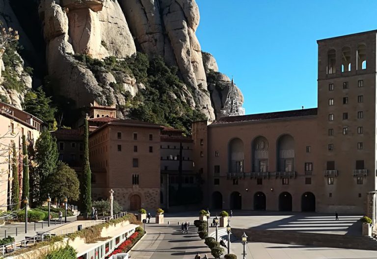 Abadía de Montserrat en Cataluña