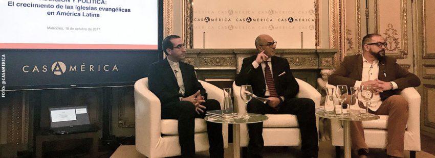 ponencia en Madrid crecimiento de las iglesias evangélicas en América Latina Casa América