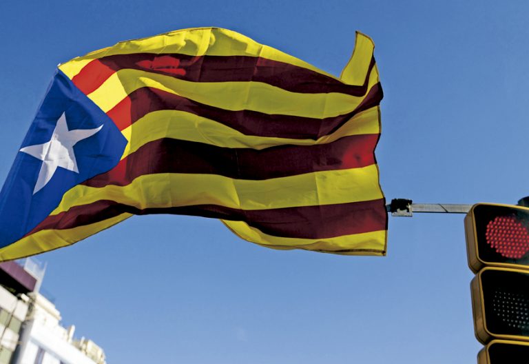bandera estelada independentista en Cataluña