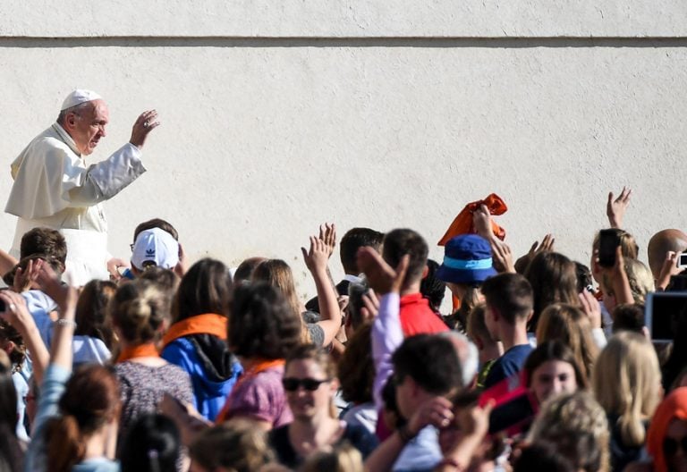papa Francisco audiencia general de los miércoles 4 octubre 2017 Plaza de San Pedro