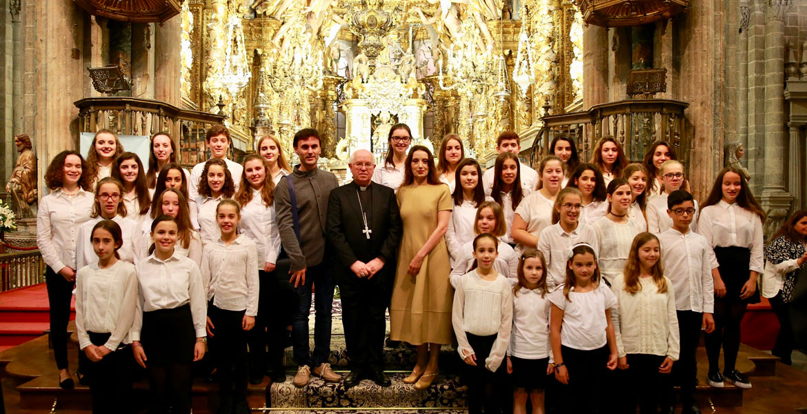 Luz Casal pronuncia pregón del Domund 2017 catedral de Santiago de Compostela 11 octubre 2017