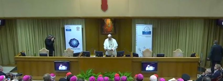 Discurso del papa Francisco a los participantes del congreso (Re) pensar Europa: una contribución cristiana al futuro del proyecto europeo 28 octubre 2017