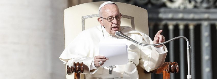 papa Francisco en la audiencia general Plaza de San Pedro 25 octubre 2017