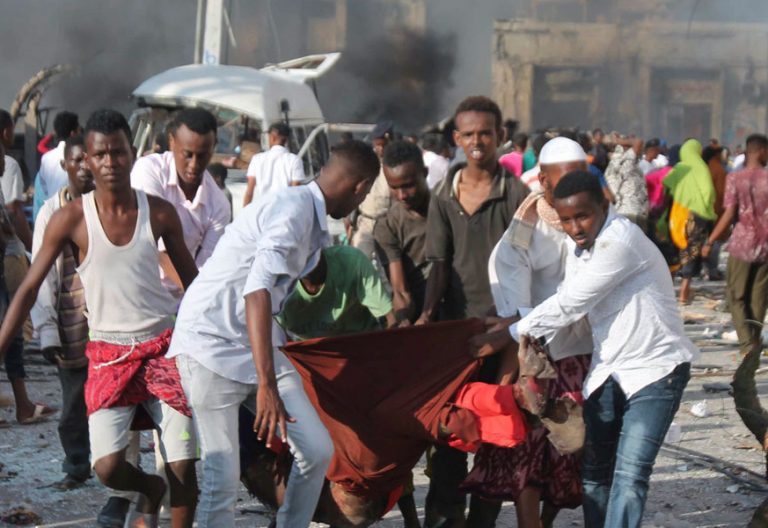 315 personas asesinadas en el atentado múltiple en Somalia el pasado 14 de octubre 2017