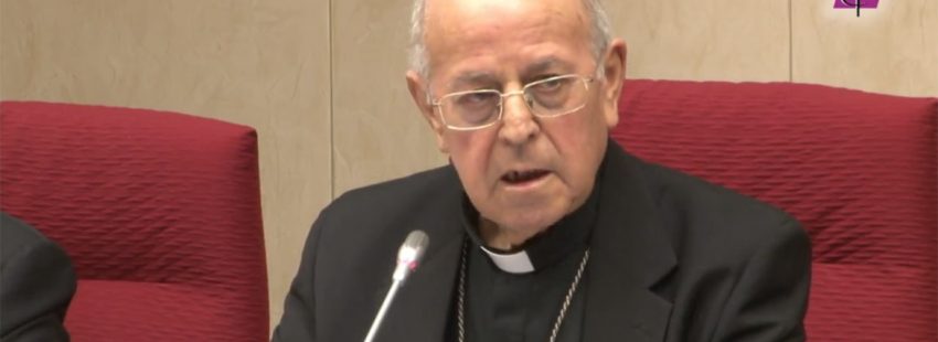 cardenal Ricardo Blázquez en la Asamblea Plenaria de la Conferencia Episcopal Española 20 noviembre 2017