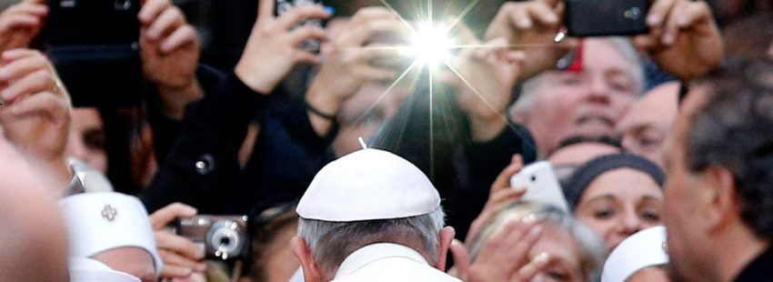 El papa Francisco, objeto de los focos en la audiencia general de los miércoles 8 de noviembre