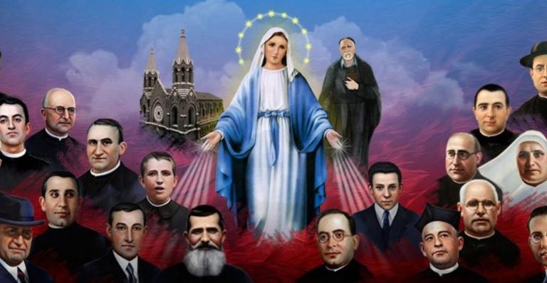 Algunos de los 60 mártires vicencianos beatificados el 11 de noviembre de 2017